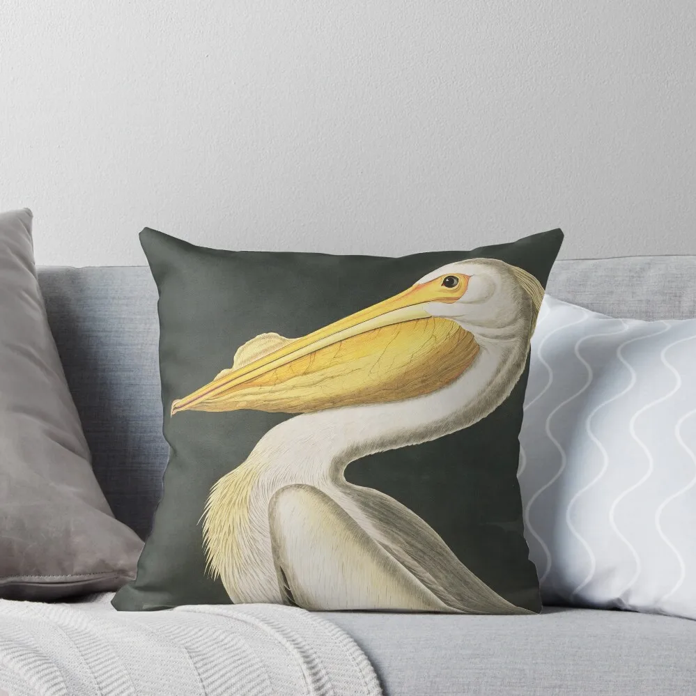 

American White Pelican - John James Audubon Throw Pillow Christmas Pillowcase Couch Pillows Ornamental Pillow pillow