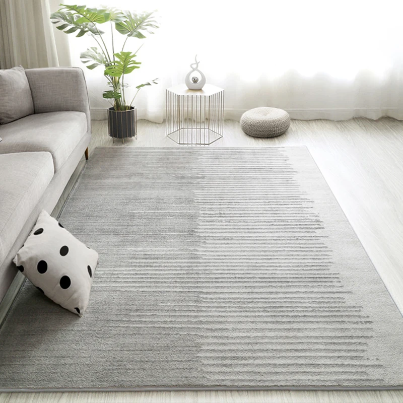 

VIKAMA American-Style Living Room Coffee Table Rug, Bedroom Bedside Rug, Cloakroom, Fall-Winter Warm Home Decoration