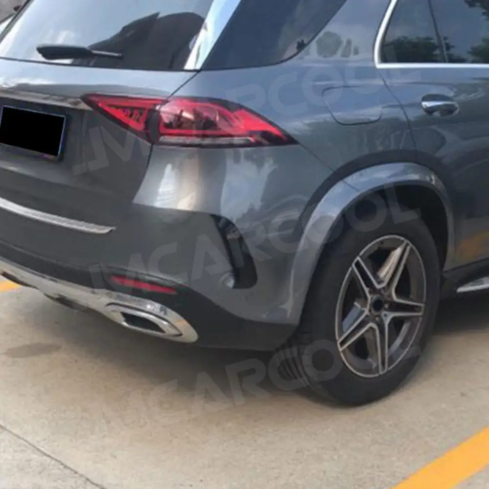 

ABS Gloss Black Auto Car Rear Bumper Lip Splitters for Mercedes Benz GLE Class W167 GLE53 for AMG SUV 2020+
