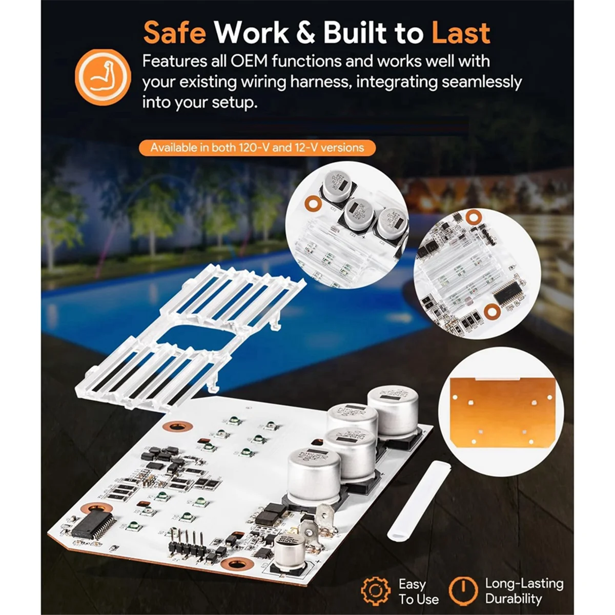 

A002 619818Z LED Light Engine Board Kit Replacement for IntelliBrite 5G Color LED Pool Light After 2009