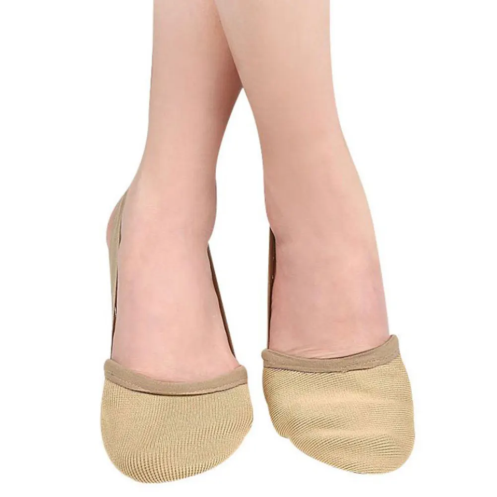 

1Pair Invisible Dance Toe Sleeve Yoga Forefoot Pads Half Palm Cushion Socks for Ballet Foot Pain Relief Foot Pads