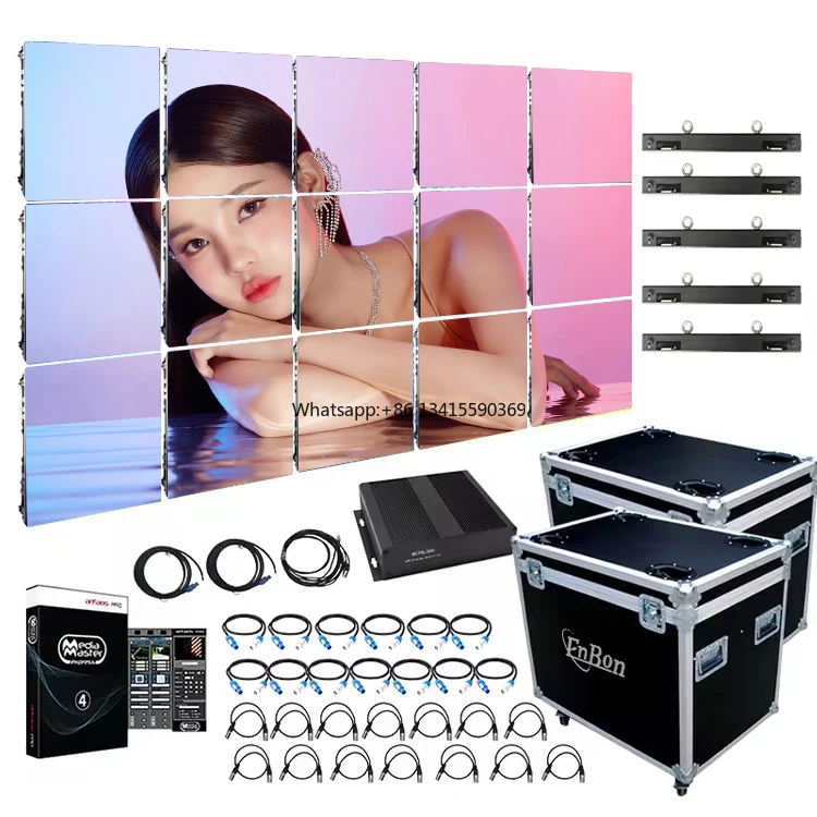 

Indoor Outdoor Die Cast Aluminum Rental LED Display Cabinets Touring LED Panel Large LED Screens for Concerts