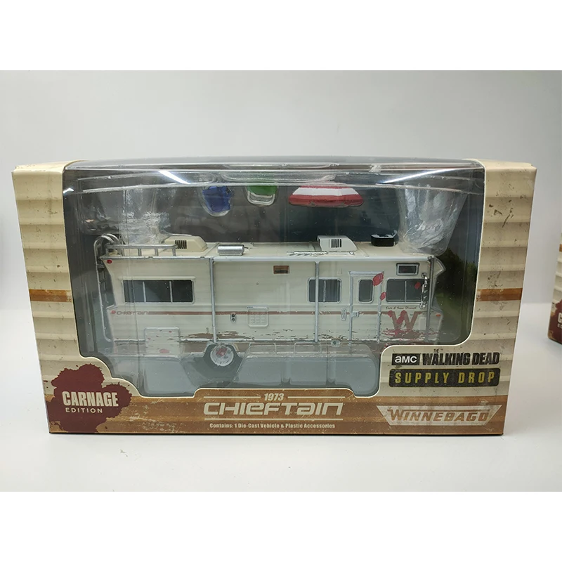 

Greenlight 1:64 Simulation Alloy Car Model The Walking Dead Escape Bus 1973 Breaking Bad Bus Collection Children Toys Gift