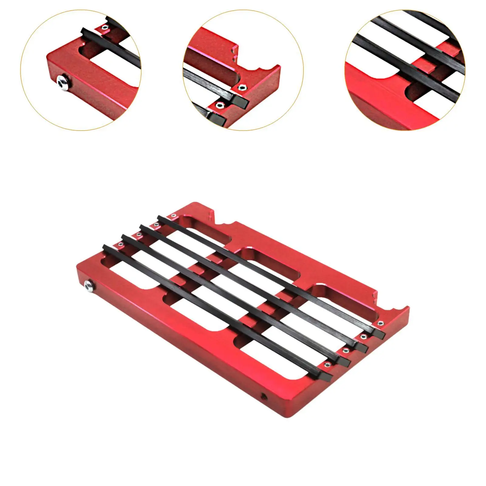 مجموعة ملحقات حماية المبرد للدراجات النارية تحل محل سبائك الألومنيوم عالية