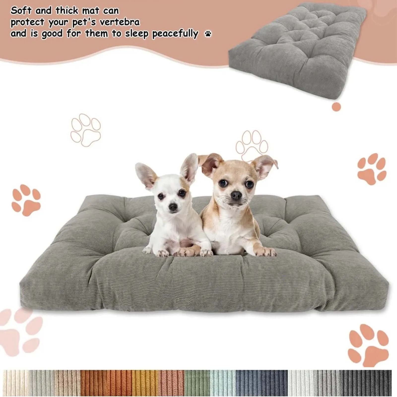 

Custom Bench Cushion Bay Window Seating Pad Long Mattress Chair Seat Pad Decorative Garden Swing Pads Indoor/Outdoor for Pet Pad