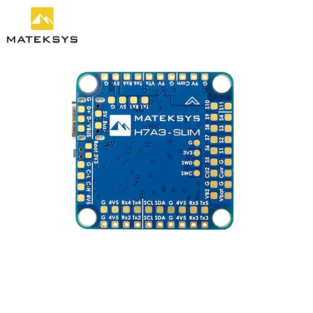 Matek MATEKSYS H7A3-SLIM STM32H7A3RIT6 Controlador de vôo integrado ICM42688P 2 ~ 8S LiPo para RC FPV Long Rang Racing Drone
