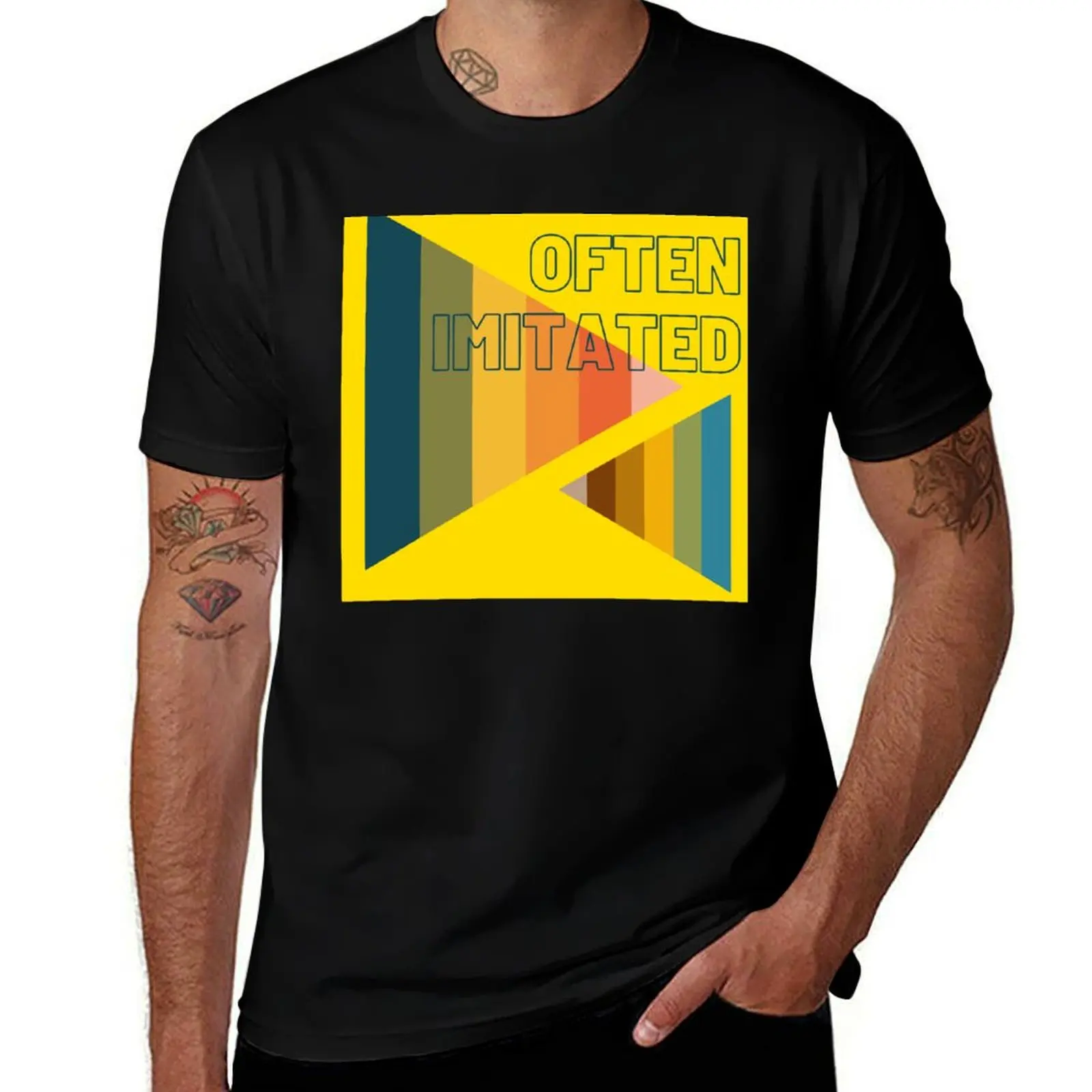 

Often Imitated T-Shirt vintage anime shirt hippie clothes graphic t shirt vintage summer top plain white t shirts men