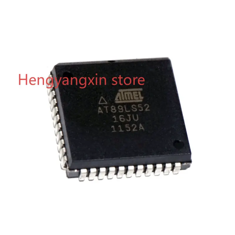 2PCS AT89LS52-16JU , PLCC44 ,AT89LS52 ,8-bit Microcontrollers - MCU 8kB Flash 256B RAM 33MHz 2.7V-4.0V,Brand New Original