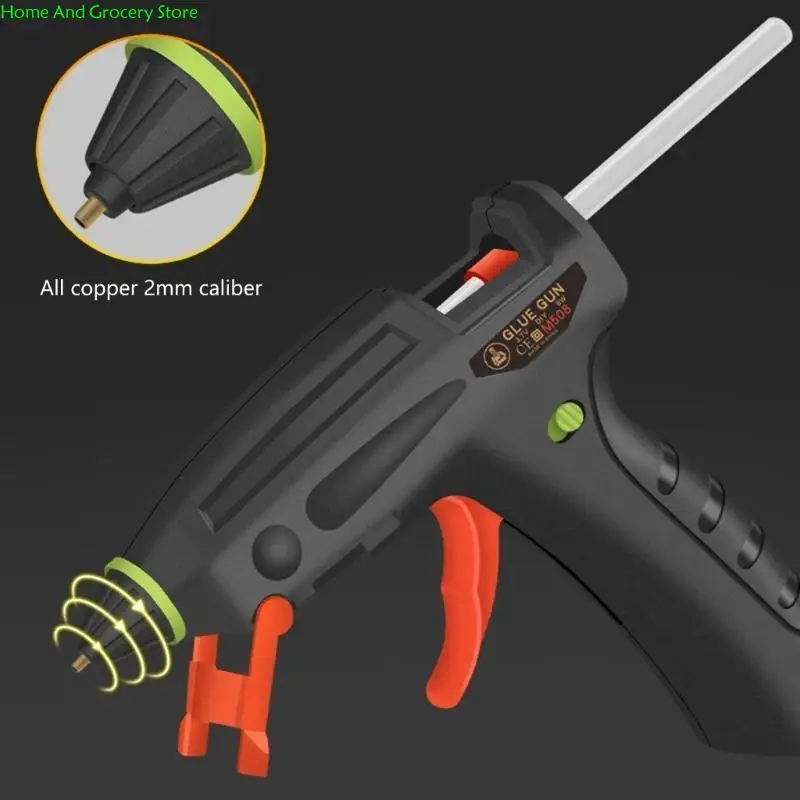 

0XXA Compact Wireless Rechargeable Hot Glues Guns Fast Heating 2400mAh for DIY Crafting and Home Quick Repair Adhesive Tool