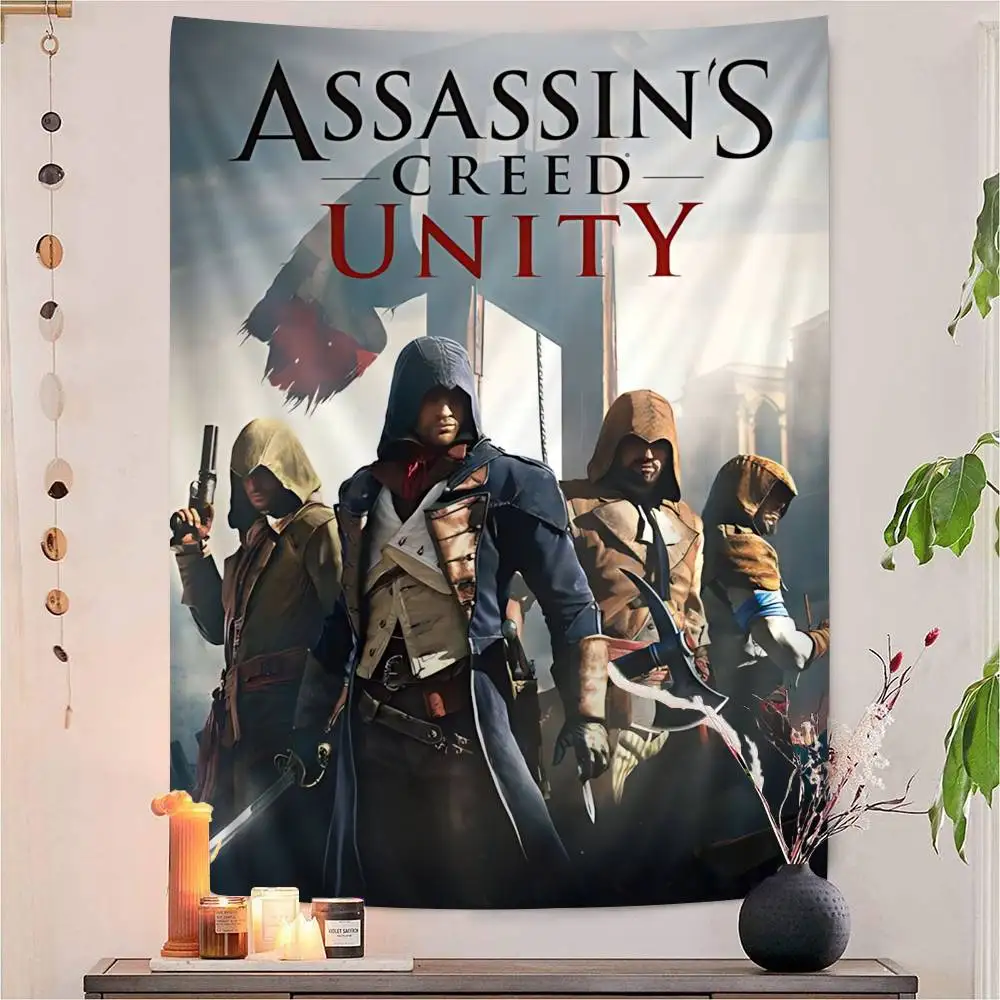 Game A-Assassins C-Creed Hanging Bohemian Tapestry Bohemian Wall Tapestries Mandala Cheap Hippie Wall Hanging
