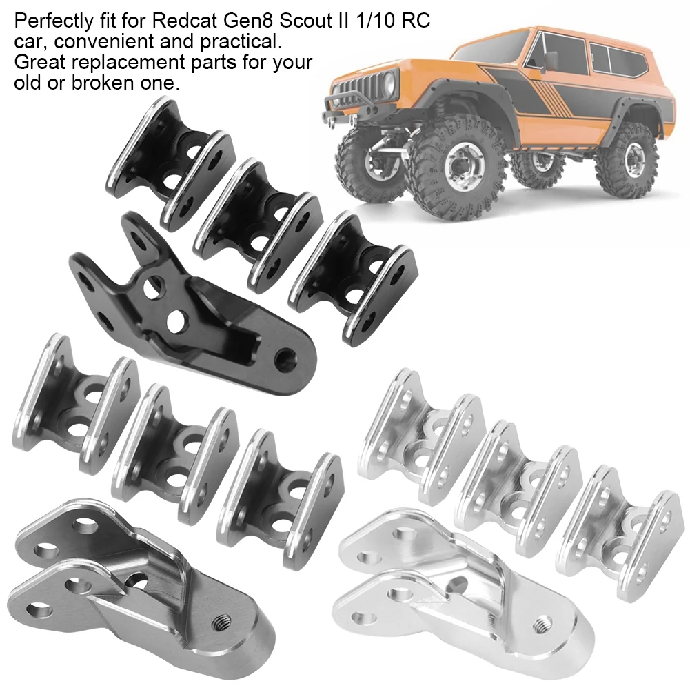 Aluminium Link Mount Set RC Accessoire Deel Geschikt voor Redcat II Gen8 RC Auto RC Accessoire RC Auto Link Mount RC Link Mount