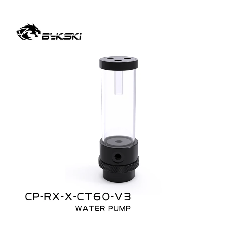 Bykski CP-RX-X-CT60-V3,PC Water Cooling DDC AIO Pump Reservoir,Water Tank Res Combo Mute,Flow 750L/H,Lift 4 Meter 100/150/200MM