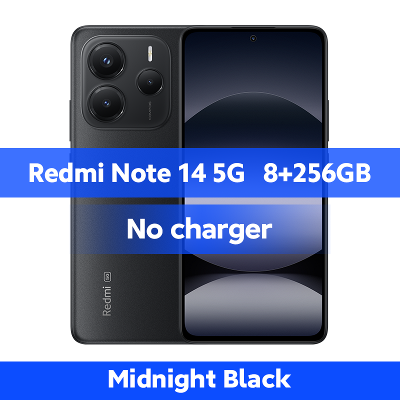 Global Version Xiaomi Redmi Note 14 5G Smartphone 5110mAh Battery NFC 108MP Camera MTK Dimensity 7025-Ultra 45W Turbo Charging