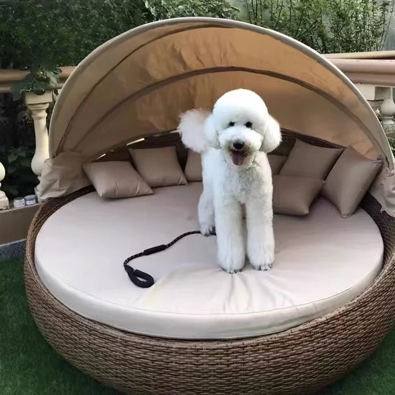 Leisure Villa Pool Beach Bed Courtyard Garden Bird's Nest Sofa Bed Outdoor Shade Sunbathing Sofa