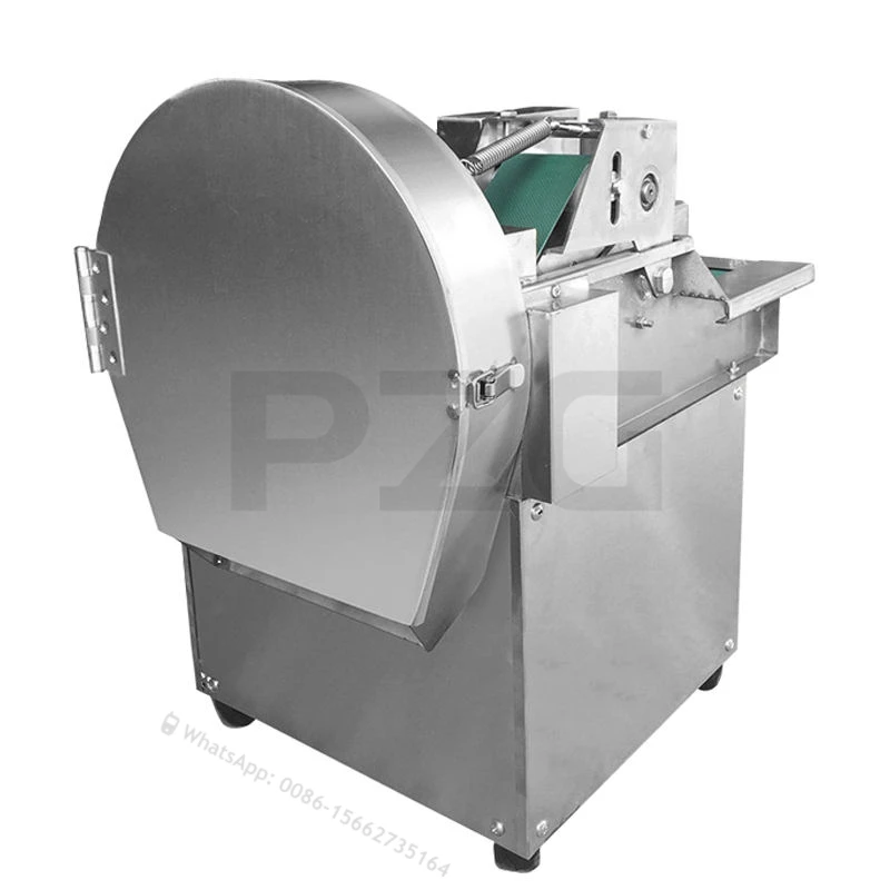 120-350kg/H Adjustable Thickness Automatic Parsley Vegetable Cutting Machine Leaf Stem Lettuce Vegetable Cutting Machine