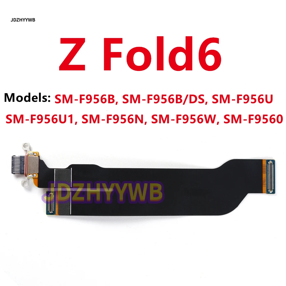 

USB-порт для зарядки, док-станция, печатная плата, ленточный гибкий кабель для Samsung Galaxy Z Fold6 F956 SM-F956B F956U F956N