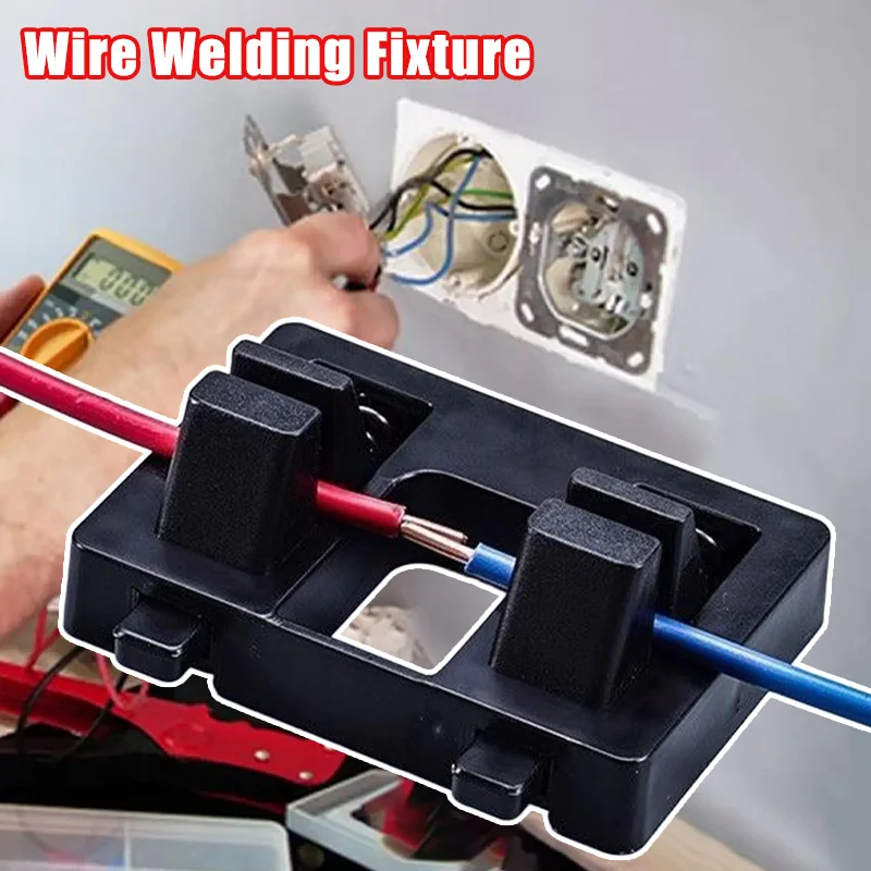1-5PCS Welding Wire Fixture Adjustable Durable Plastic Welding Table Clamp for Thick Thin Wire Cable Clamps Welding Repairing
