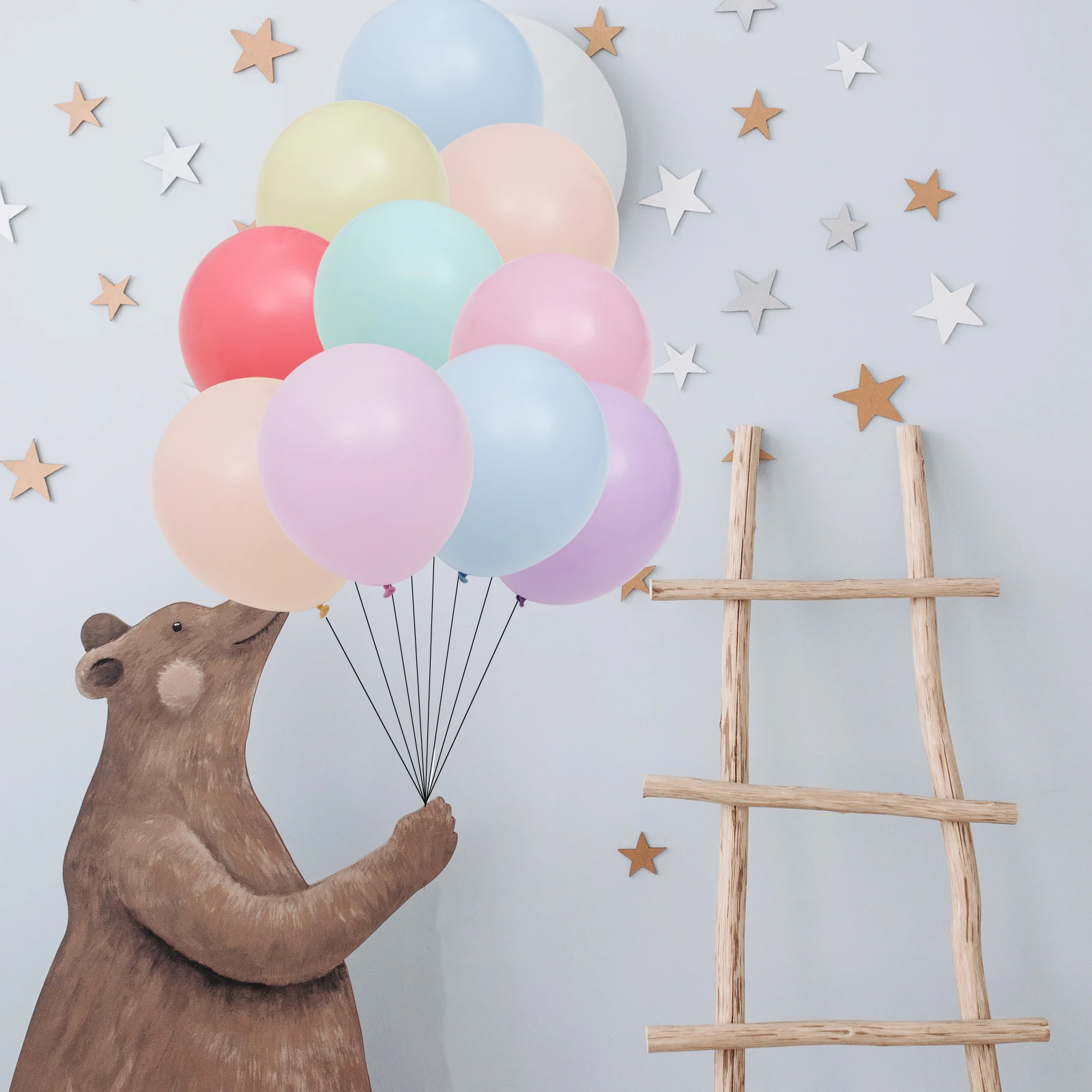 

120Pcs Colorful Macaron Balloons Latex Birthday Party Decorations Wedding Arch 12 Inch Party Balloons Decorations Kit