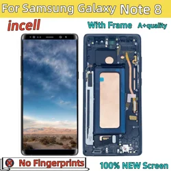 NEW TFT INCELL Note 8 LCD For Samsung Galaxy Note 8 N950 n950U Display+Screen Touch Digitizer Assembly Replacement With Frame