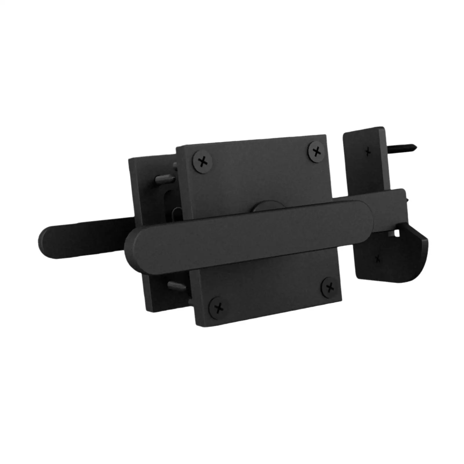 Double Side Gate Latch Swinging Door Latch Gate Hardware Heavy Duty for Terrace Balcony Garage Pool Gate Outdoor Fence