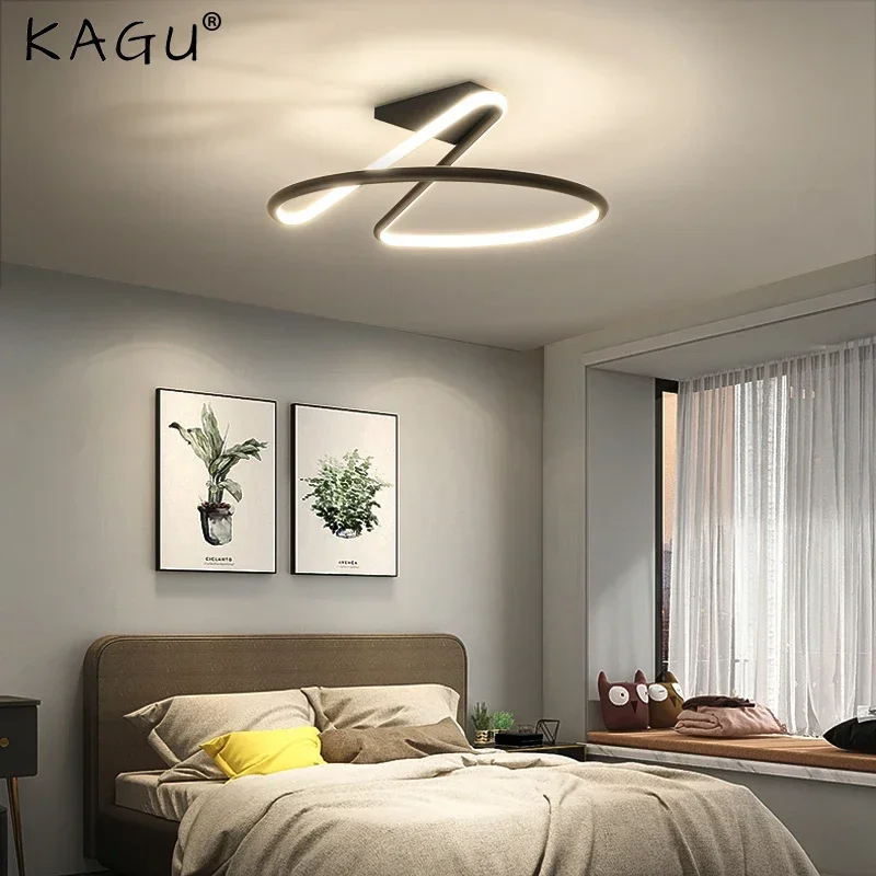 

Modern Ceiling Light Simple Bedroom Villa Hall Lamps Kitchen Minimalist Living Room Hotel Creative Light E27 Nordic Ceiling Lamp