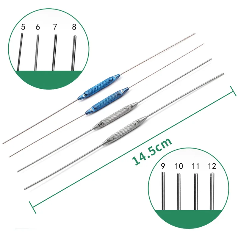 1pcs Lacrimal Dilator Bowman Lacrimal Probe Pigtail Lacrimal Probe Ophthalmic Instruments Oftalmologia