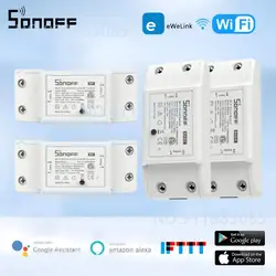 Sonoff Basic RFR2 Smart Switch Wifi Wireless Remote Controller Smart Home EWeLink APP Control Switches For Alexa Google Home