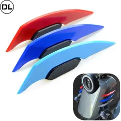 1Pair Universal Motorcycle Winglet Aerodynamic Spoiler Wing with Adhesive Motorbike Decoration Sticker Motorcycle Equipments
