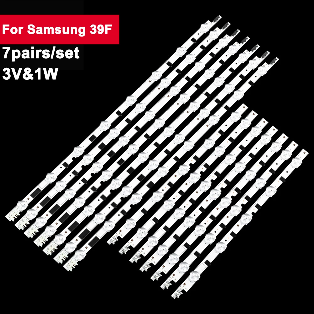 

7Pairs/Set 3V 1W LED TV Backlight For Samsung 39F UA39F5008AR UA39F5088AR UE39F5000AKXKZ UE39F5000AKXMS UE39F5000AKXRU UE39F500