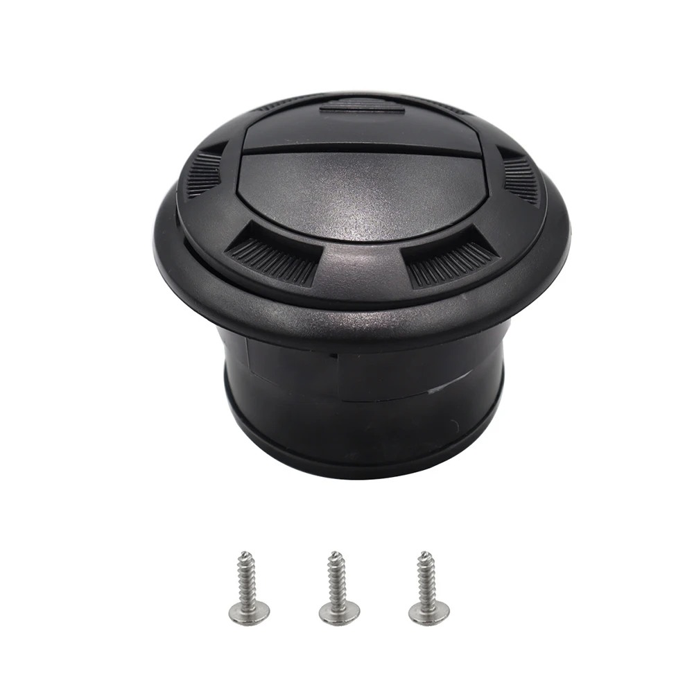 Rotatable and Closeable 75mm Diesel Heater Air Vent Duct Hose Pipe Compatible with RV Bus Yacht Airflow Regulation