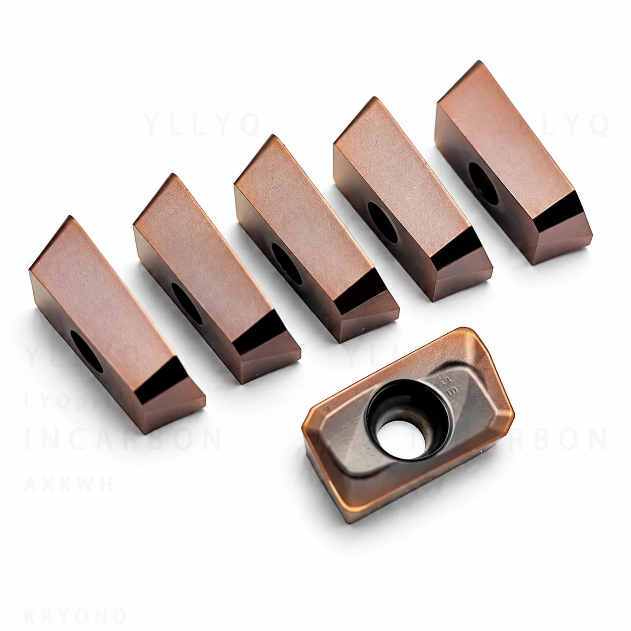 100PCS APMT1135PDR YBG205 Carbide Inserts Milling Cutter CNC Tool BAP300R Compatible Indexable Milling Insert