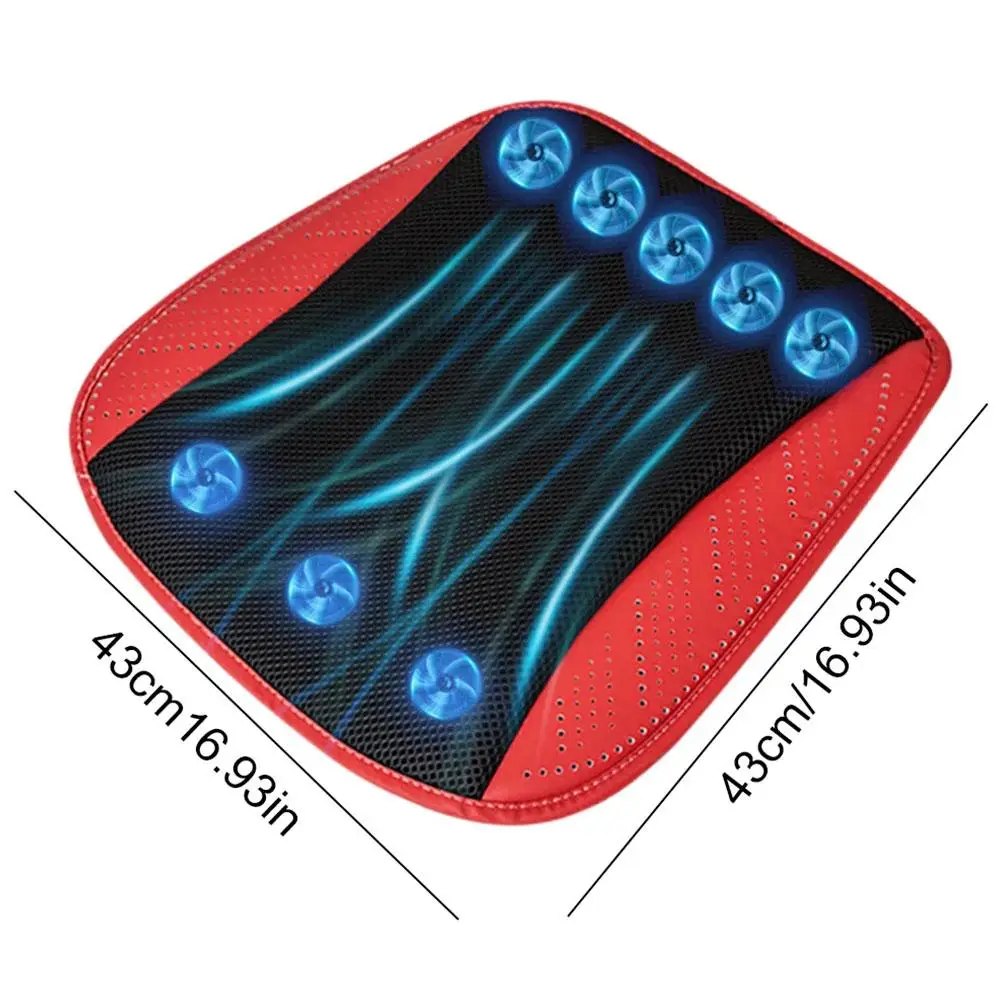 Universal Car Seat Summer Cool Air Seat Cushion With 8/5 USB Fans Fast Blowing Ventilation Seat Cooling Refrigerated Car Seat image 6