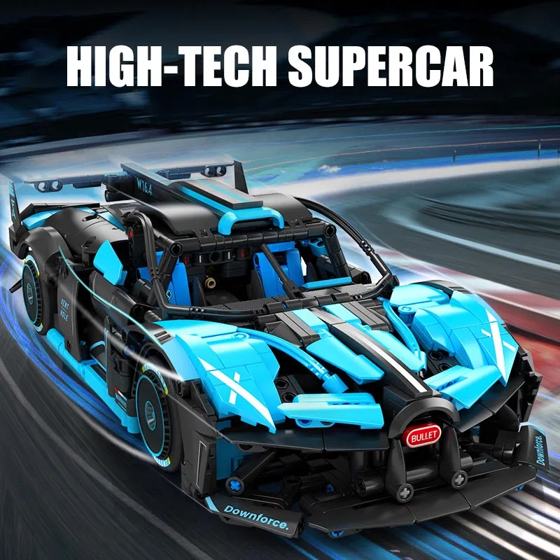 1:14Technical Bugatti Building Blocks Lambo Hypercar Racing Super Car Model Assemble Vehicle Bricks Toys For Boys Children Gifts