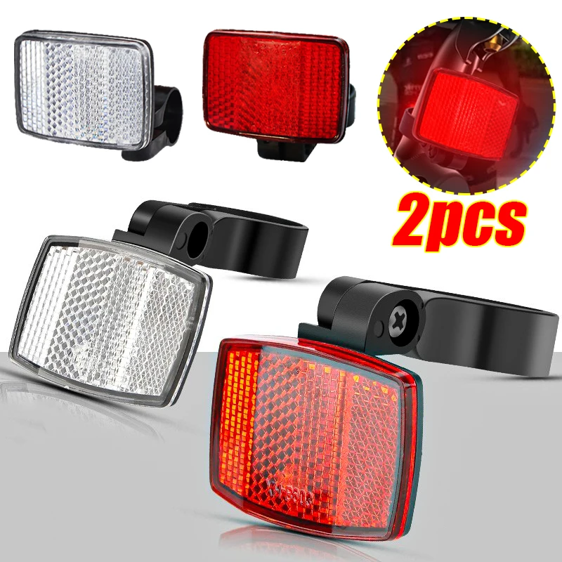 Bicycle Front and Rear Warning Taillights Highlight Warning Reflector Handlebar Taillights Night Riding Taillights Accessories