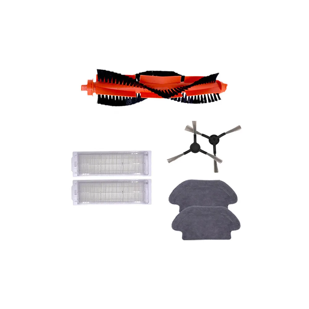 Основная щетка, фильтр НЕРА, боковая щетка, ткань для швабры для робота xiaomi STYJ02YM Mi Mop Pro Conga 3490 Viomi V2 PRO V3 SE V-RVCLM21B