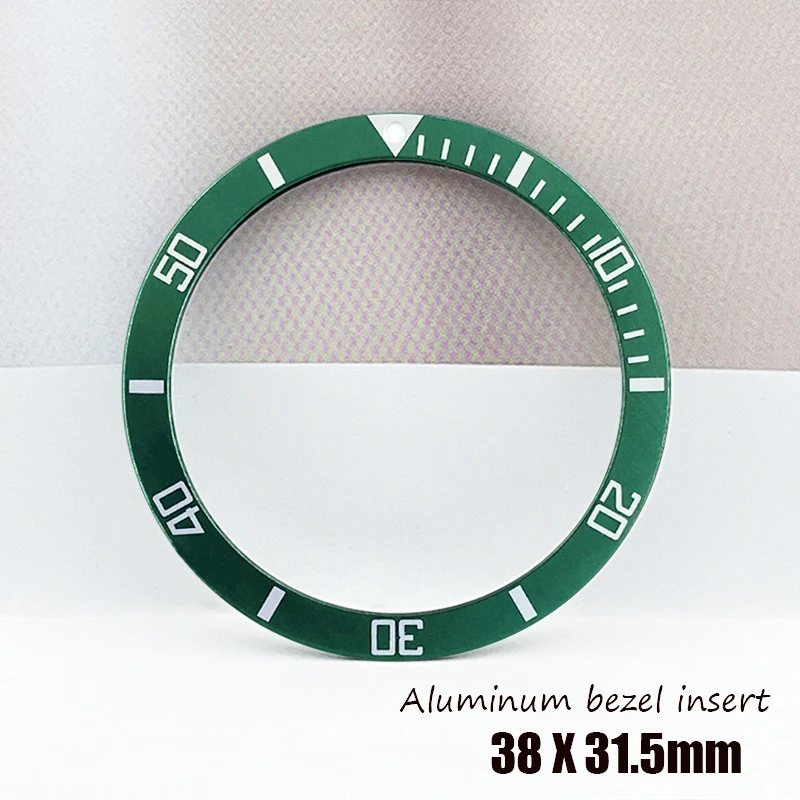 38mm Aluminum Bezel Insert Watch Bezel Insert Ring Suitable For Series Watches Such As SKX 007 SKX009