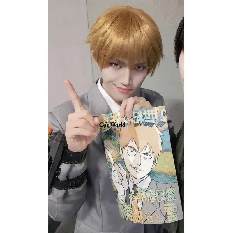 

2025 11 Mob Psycho 100 Reigen Arataka костюм униформа наряд аниме костюмы для косплея на заказ