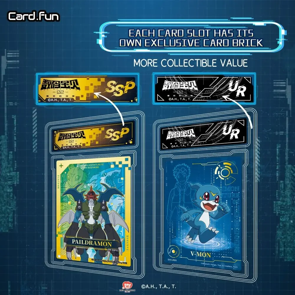 10 Packs CARDFUN Digimon Adventure 02 Collectible Trading Card Game TCG CCG Birthday Gift Collection Cards