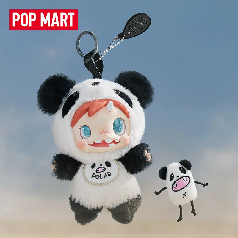 

Оригинальная коллекционная серия POPMART POLAR-Monster Baby Monster: слепая коробка-сюрприз, кавайный виниловый плюшевый кулон, милая игрушка, подарок на день рождения для девочки