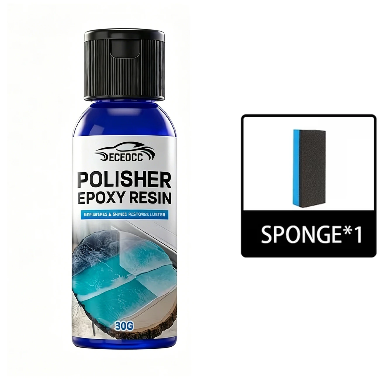 All Purpose Epoxy Surface Polishing Compound Hand Grinding Polishing Cream Effective Dullness Elimination Tiny Scratch Restore S