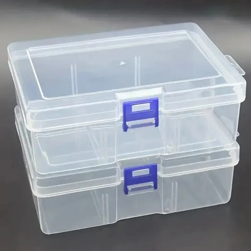 Transparent Plastic Storage Boxes For Jewelry Hardware Accessories Small Items DIY Crafts Cosmetics