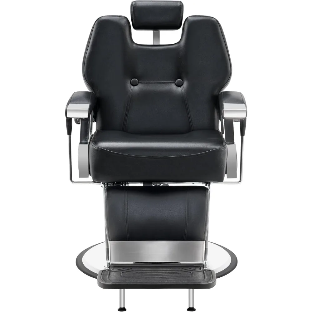 Pedicure Chair.Heavy Duty Recline Barber Chair All Purpose Hydraulic Salon Chair For Hair Stylist Spa Beauty Shampoo E