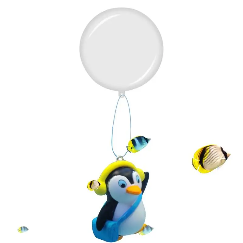 Aquarium Floating Ornaments Safe Fish Toy Lovely Fish Tank Decor With Suspension Ball For All Kinds Of Fish Tanks