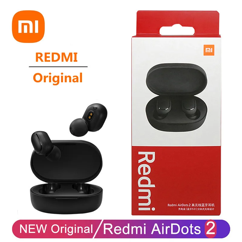 

New Original Xiaomi Redmi AirDots 2 Fone Wireless Earphone Bluetooth Headphones Mi Ture Wireless Headphones In-Ear Earbuds