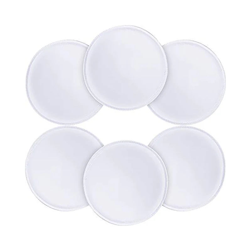 Round Bra Inserts for Cup, Light,Thin and Soft, Breathable and Sewn Edge, Padding Replacement for Cup A, B, C, D, E, F, 3 Pairs