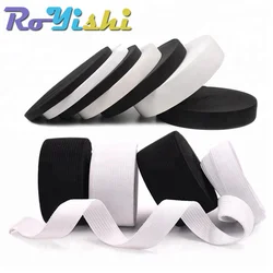 10-50MM Flat Elastic Bands Black White Nylon Rubber for Pregnant Baby DIY Sewing Garment Trousers Bags  Accessories