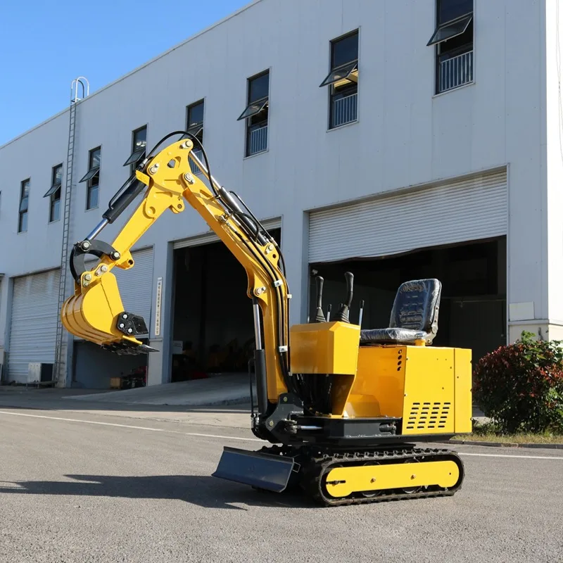 Free Bucket Mini Excavator 800kg Electric Bagger Indoor Digger with Side Swing CE EPA Euro 5