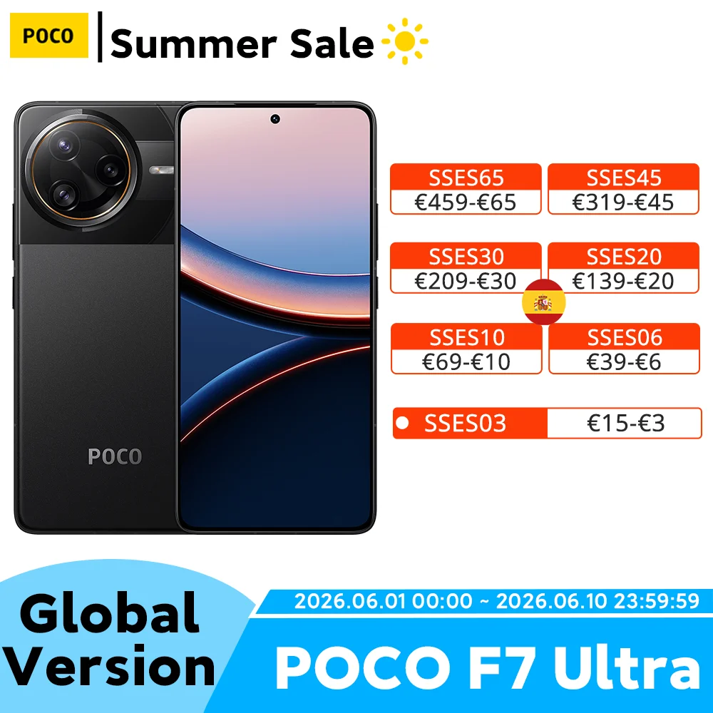 Versión Global POCO F7 Ultra Snapdragon 8 Elite 6.67» AMOLED Display 50MP Tripl…