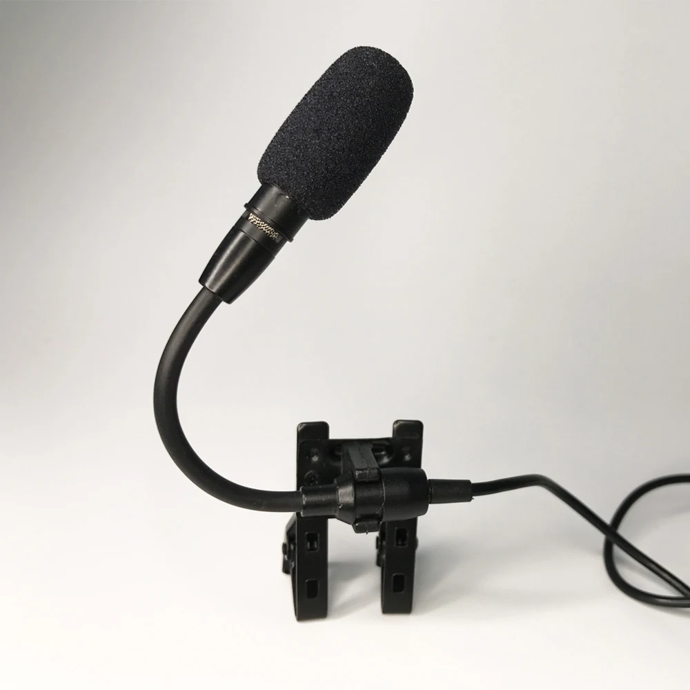 Ângulo de microfone de lapela unidirecional ajustável para sacos de cinto Sennheiser AKG Shure 4 pinos 3 pinos XLR 3,5 mm microfone de lapela com tampa