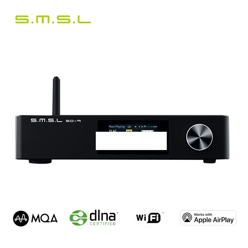 SMSL SD-9 MQA HIFI Network Music Player SD9 Support  DSD, WAV APE,FLAC AIFF, MP3 Desktop Player